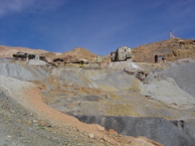 BOLIVIE Potosi 2004 Visite des mines avec les enfants 4700 m